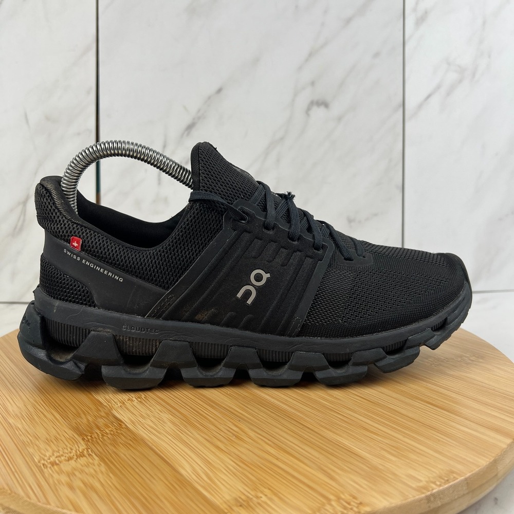 On Cloud Cloudswift 3 Womens Size 8.5 Triple Black Running Walk Sneakers Shoes